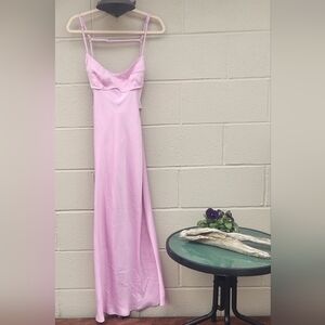 Pink Lullisory Maxi Formal Dress- size Medium- NWT